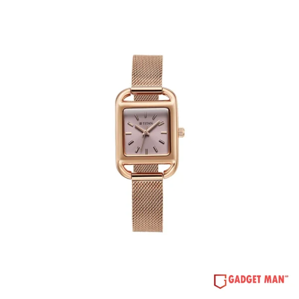 Titan Horizon 95298WM01 Quartz Analog Stainless Steel Strap Women's Watch
