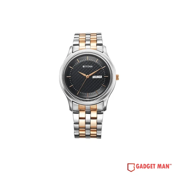 Titan Karishma 1824KM02 Quartz Analog Day Date Stainless Steel Strap Men's Watch