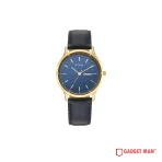 Titan Lagan 1775YL02 Quartz Analog Day Date Leather Strap Men's Watch