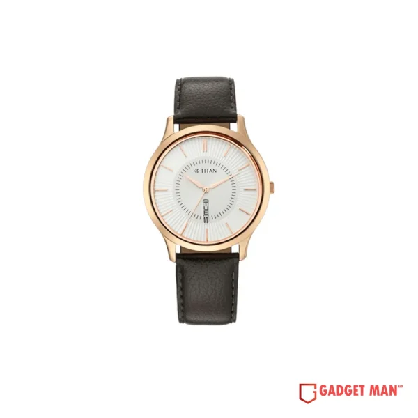 Titan Lagan 1845WL01 Analog Leather Strap Men's Watch