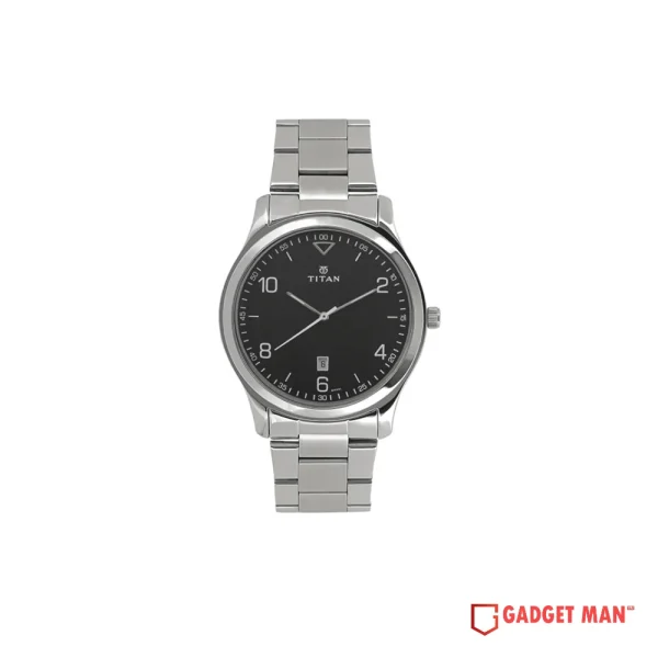 Titan Neo 1770SM02 Analog Date Stainless Steel Strap Men’s Watch