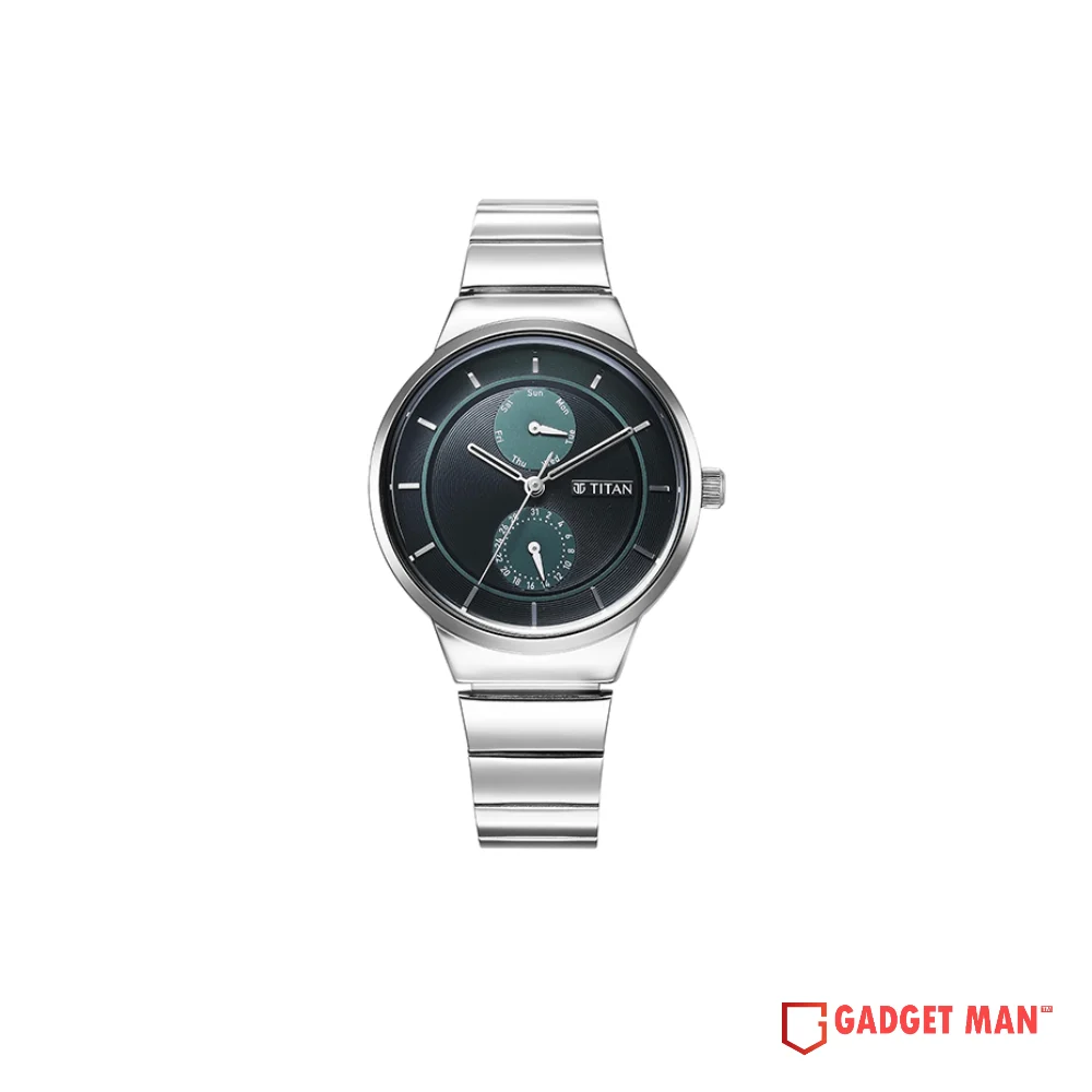 titan-neo-2761sm01-multifunction-analog-stainless-steel-women-s-watch-gadgetman Titan Neo 2761SM01 Multifunction Analog Stainless Steel Women's Watch
