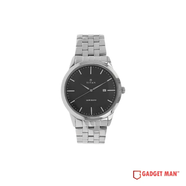 Titan Quartz 1584SM04 Analog Stainless Steel Strap Men’s Watch