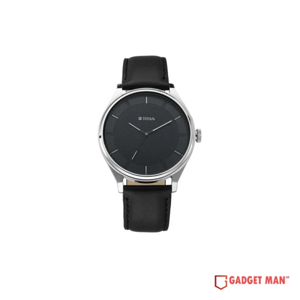 Titan Quartz 1802SL11 Leather Strap Men's Watch