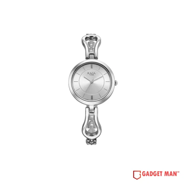 Titan Raga 2727SM01 Analog Stainless Steel Strap Women's Watch