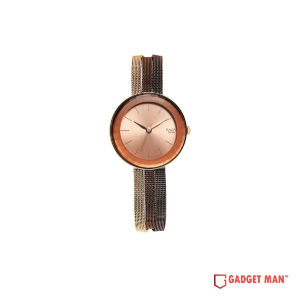 Titan Raga Delight 95153KM01 Quartz Analog Stainless Steel Strap Women’s Watch