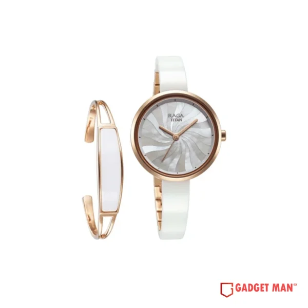 Titan Raga Memoirs 95253KD01 Ceramic Strap Women’s Watch