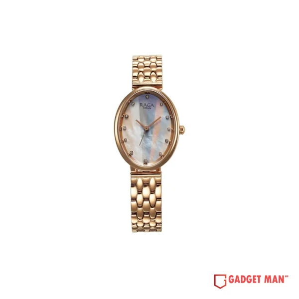 Titan Raga Memoirs 95258WM01 Quartz Analog Metal Strap Women's Watch