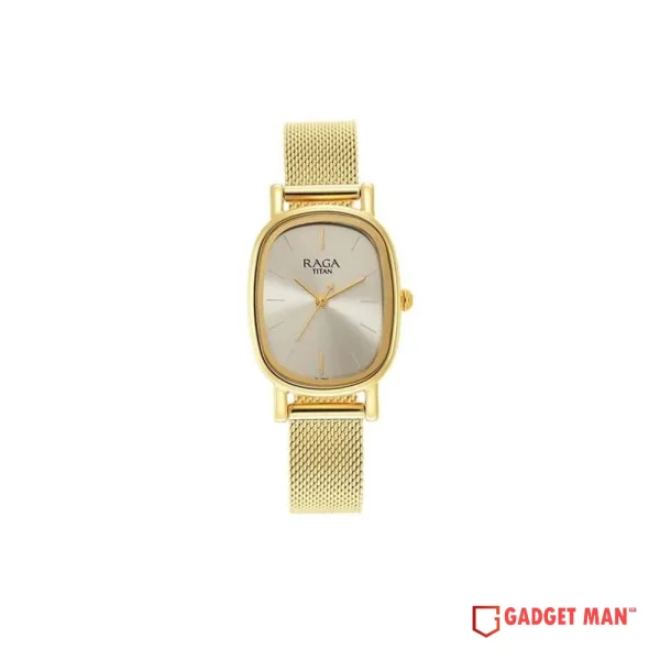Titan Raga Quartz 2665YM01 Analog Stainless Steel Strap Women's Watch