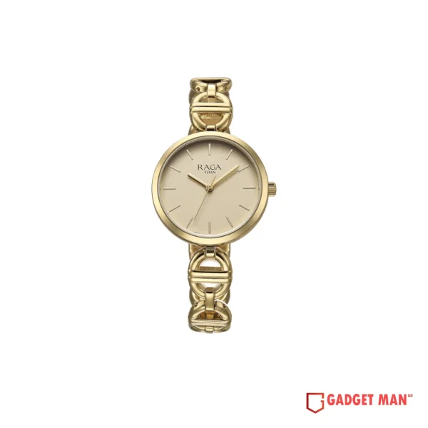 Titan Raga Showstopper 95353YM01 Quartz Analog Metal Strap Women's Watch