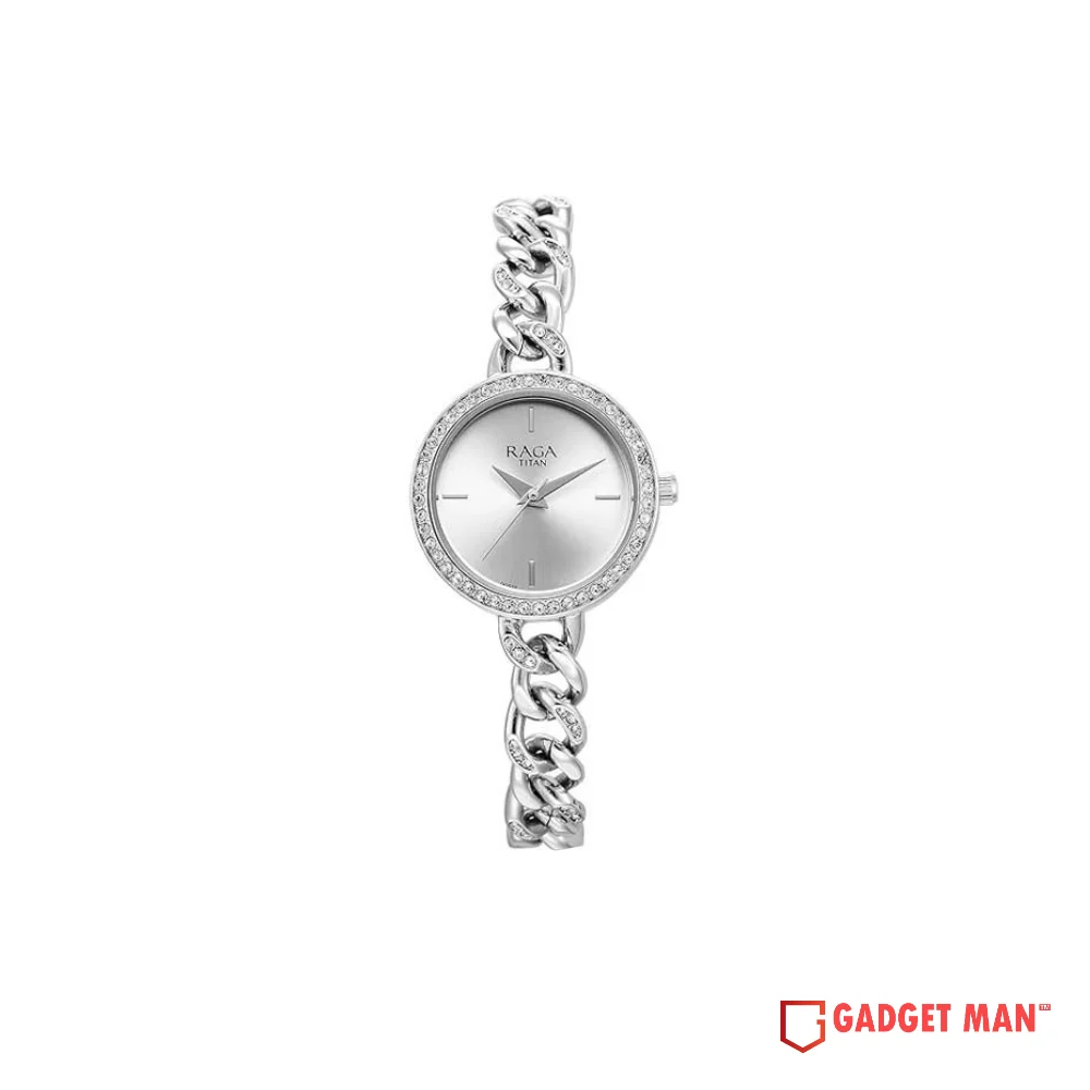 titan-raga-showstopper-quartz-95288sm01-analog-metal-strap-women-s-watch-gadgetman Titan Raga Showstopper Quartz 95288SM01 Analog Metal Strap Women's Watch