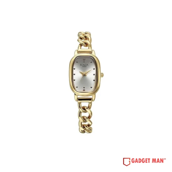 Titan Raga Showstopper Quartz 95309YM01 Analog Metal Strap Women's Watch
