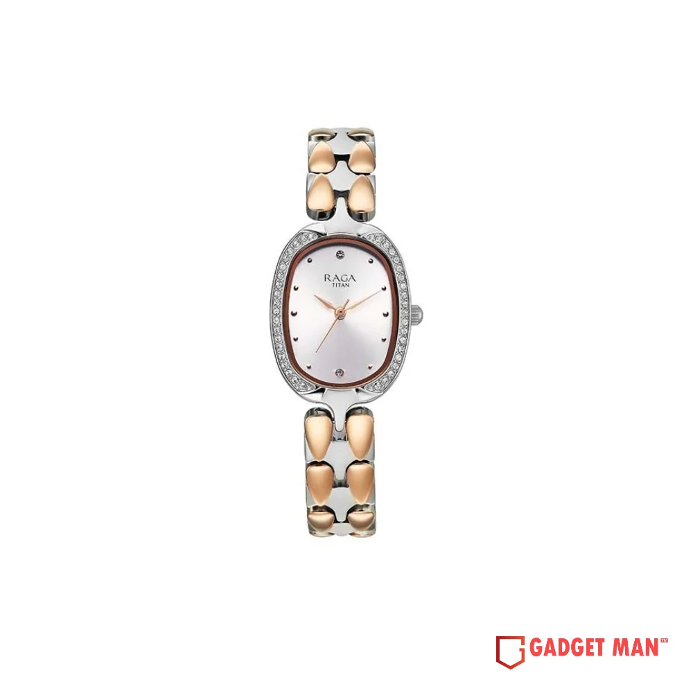 titan-raga-showstopper-quartz-95347km01-analog-metal-strap-women-s-watch-gadgetman Titan Raga Showstopper Quartz 95347KM01 Analog Metal Strap Women's Watch