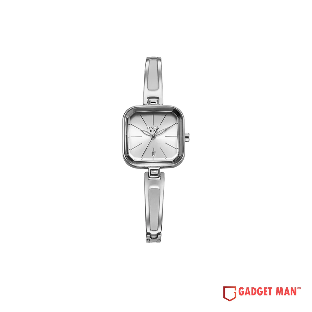 titan-raga-viva-2607sm02-quartz-analog-date-metal-strap-women-s-watch-gadgetman Titan Raga Viva 2607SM02 Quartz Analog Date Metal Strap Women’s Watch