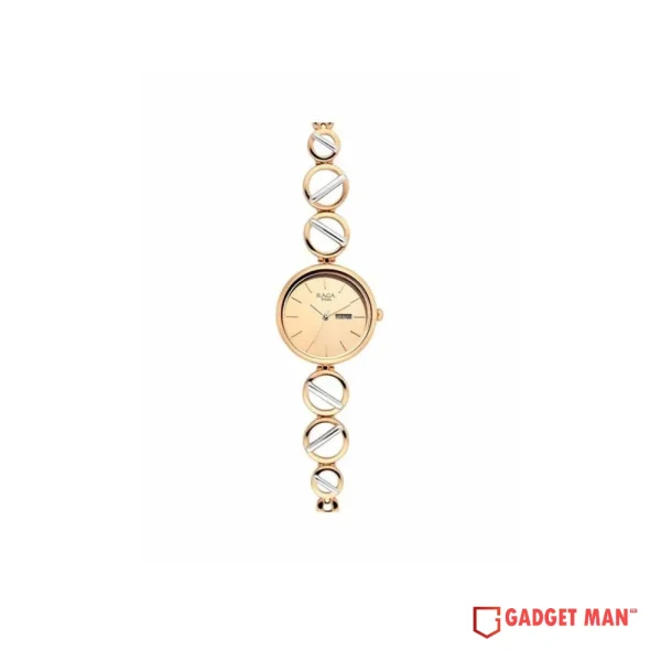 Titan Raga Viva Quartz 2644KM02 Analog Date Metal Strap Women's Watch