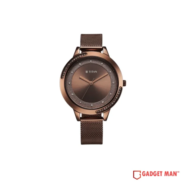 Titan Razzle Dazzle 2764QM01 Quartz Analog Stainless Steel Strap Women's Watch