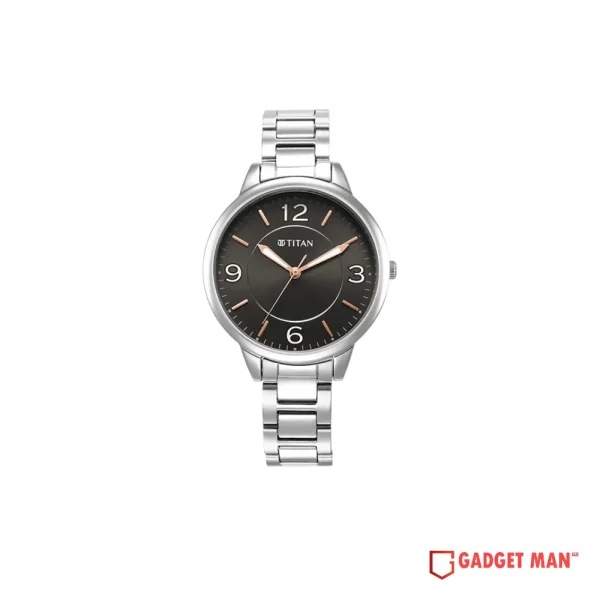 Titan Urban Anthracite 2617SM08 Quartz Analog Metal Strap Women's Watch
