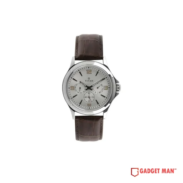 Titan Workwear Quartz 1698SL01 Analog Leather Strap Men's Watch