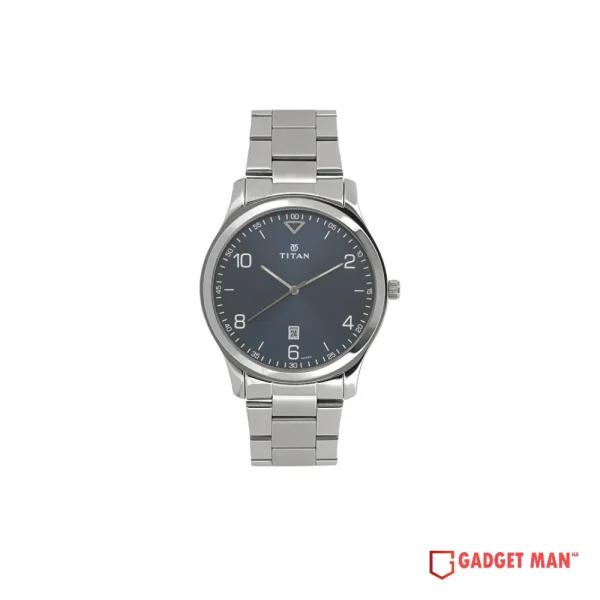 Titan Workwear Quartz 1770SM03 Analog Date Stainless Steel Strap Men’s Watch