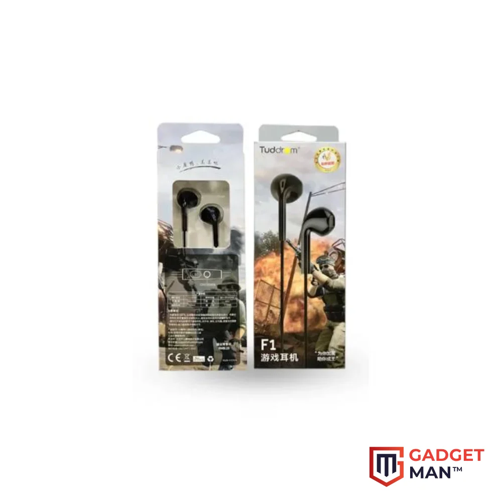 tuddrom-f1-earphone-best-for-gaming-3-5mm-port-headphone-gadgetman Tuddrom F1 Earphone Best for Gaming 3.5mm Port Headphone