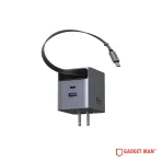 UGREEN Nexode X615 65824 GaN Fast Charger Adapter with Retractable Cable - 65W