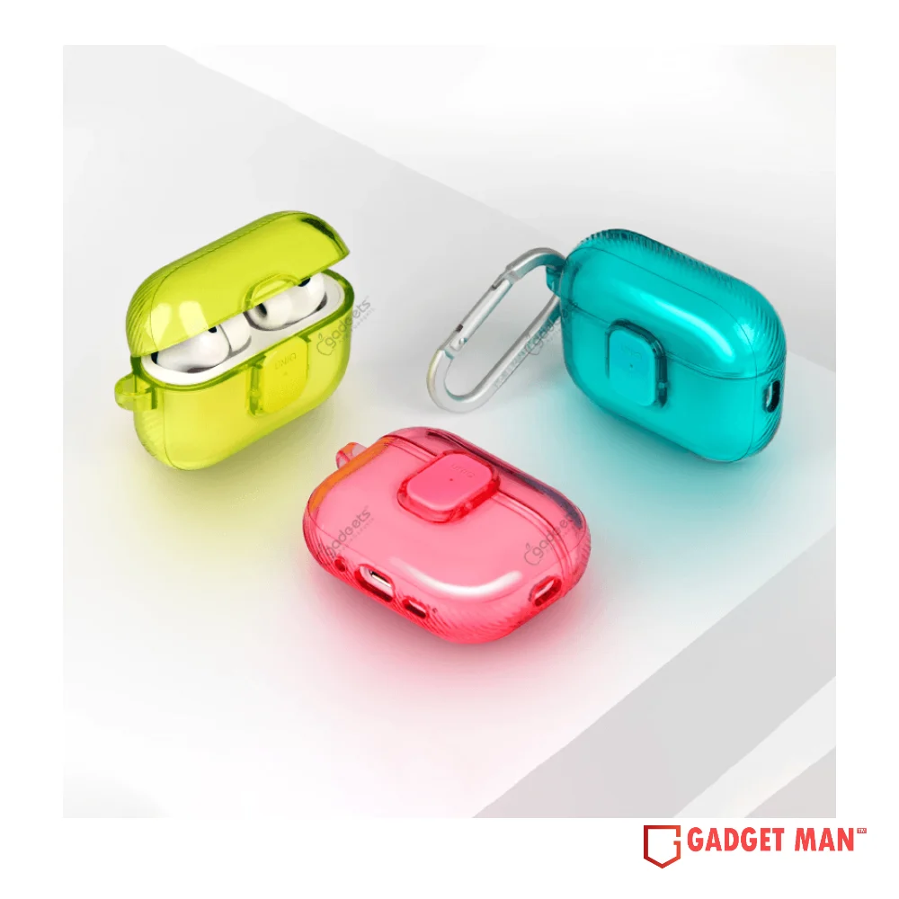UNIQ Glase Pro Ultra-Clear Snap Closure Case for Airpods Pro 3