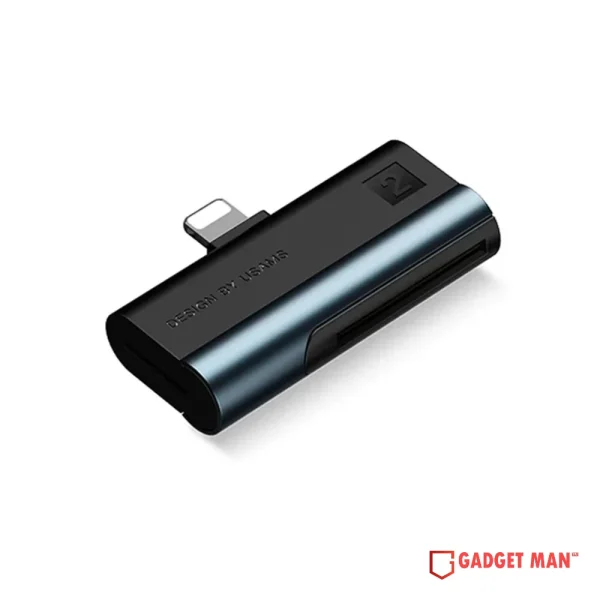 Usams US-SJ430 Lightning Port Card Reader(SD card+TF card）