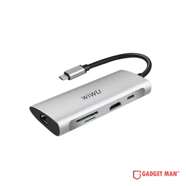 WiWU Alpha 8 in 1 USB-C Hub A831HRT