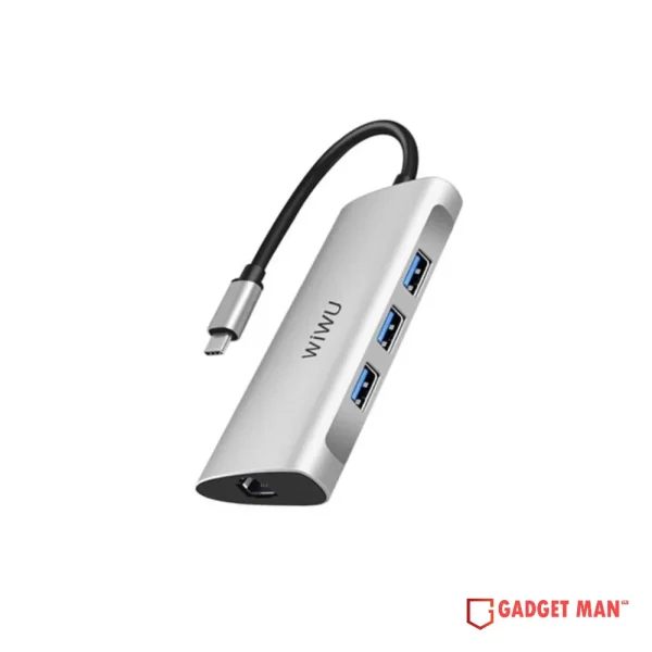 WiWU Alpha A631STR 6-in-1 USB-C Hub
