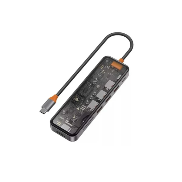WiWU Cyber Hub 8 in 1 USB-C Multiport Adapter Dock