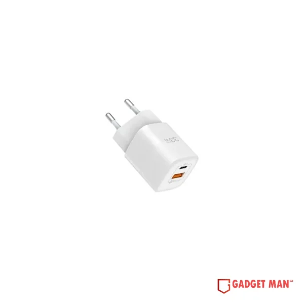 WiWU Gan Fast Charger USB-C + QC3.0 Power Adapter 33W