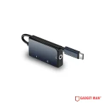 WiWU LT02 Pro 3 in 1 Type-C to Dual Type-C + 3.5mm Audio Adapter