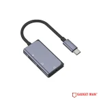 WiWU LT02 Pro 3 in 1 Type-C to Dual Type-C + 3.5mm Audio Adapter