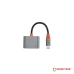 WIWU LT07 Lightning to Lightning & 3.5mm Audio Adapter