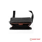 WiWU Master Genuine Leather Fingerprint Lock Crossbody Bag