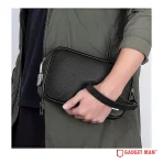 WiWU Master Genuine Leather Fingerprint Lock Pouch