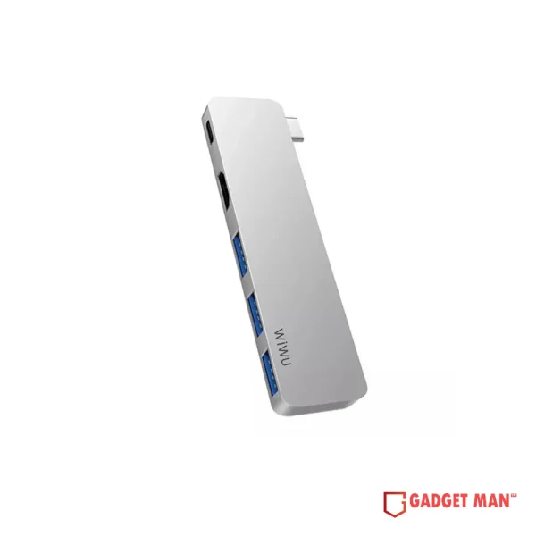 WiWU T6 Pro 5-in-1 USB Type-C HUB