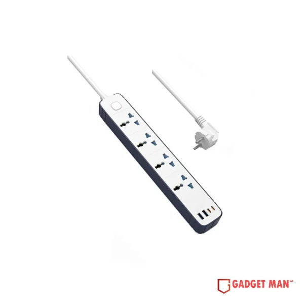 WiWU Wi-S007 PS422 20W GaN 8 in 1 Compact Charging Power Strip