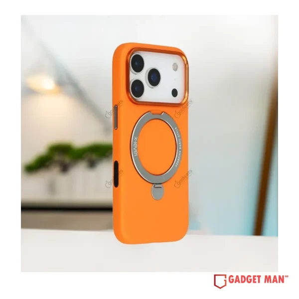 X-Level Better Skin Leather Magsafe Stand Case for iPhone 17 Series