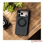 X-Level Magnetic Kickstand Textured Leather Case for iPhone 18 Series
