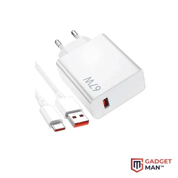 Xiaomi 67W USB Adapter Suit with Type-C Cable (MDY-12-ES)-EU Plug