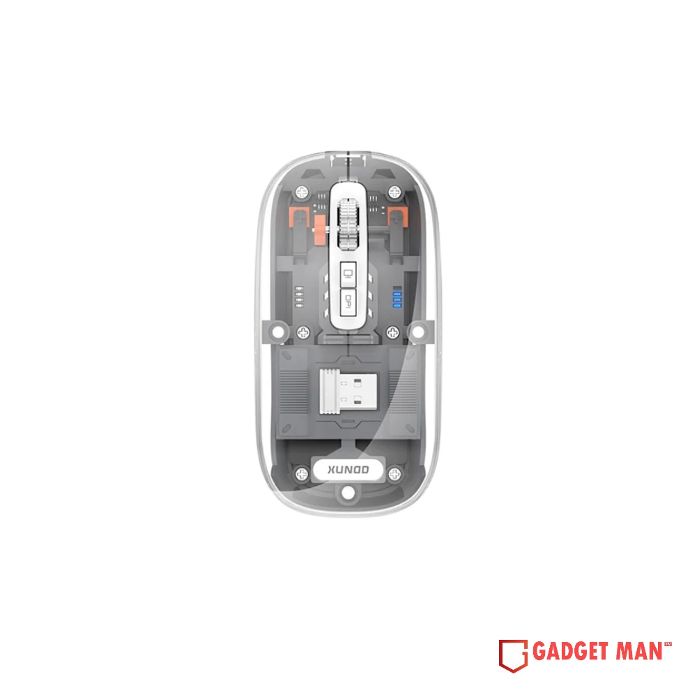 xundd-kb005-transparent-wireless-mouse-gadgetman Xundd KB005 Transparent Wireless Mouse
