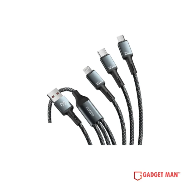 XUNDD XDDC-034 66W 3 in 1 Fast Charging Cable